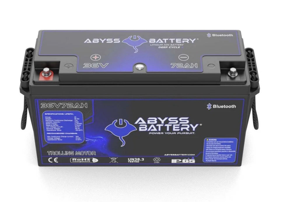 ABYSS 36V 75Ah Lithium Deep Cycle Battery — Bluetooth Edition