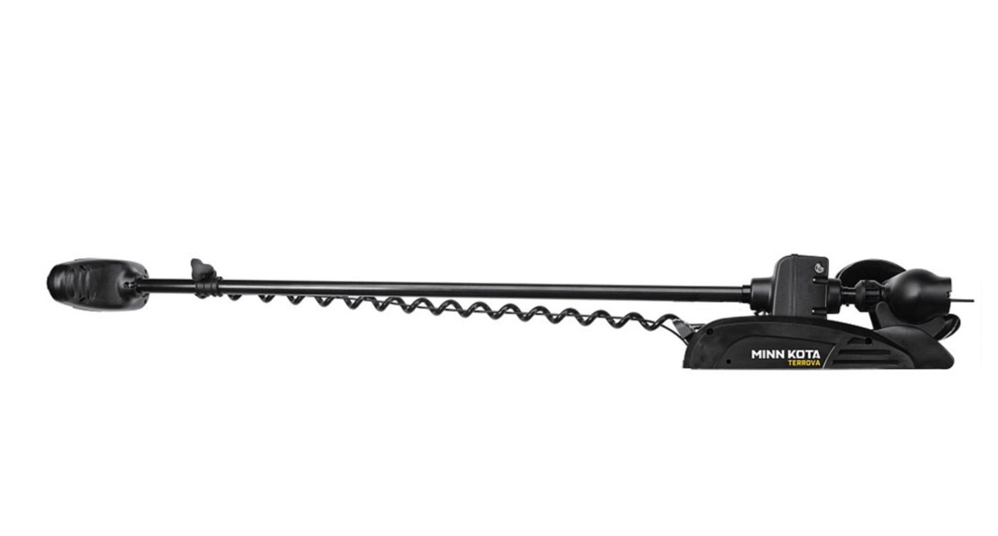 MINN KOTA TERROVA® 80 TROLLING MOTOR WITH WIRELESS REMOTE & DUAL SPECTRUM CHIRP – 24V – 80LB THRUST – 45" SHAFT
