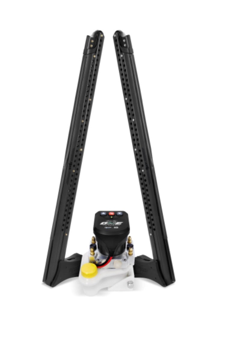 Power-Pole Blade 10' Shallow Water Anchor with Independent Pump | Black & White