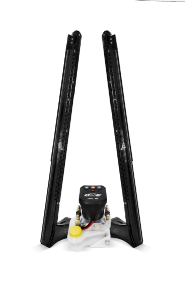 Power-Pole Blade Edition Dual 8' Shallow Water Anchors with ONE Pump