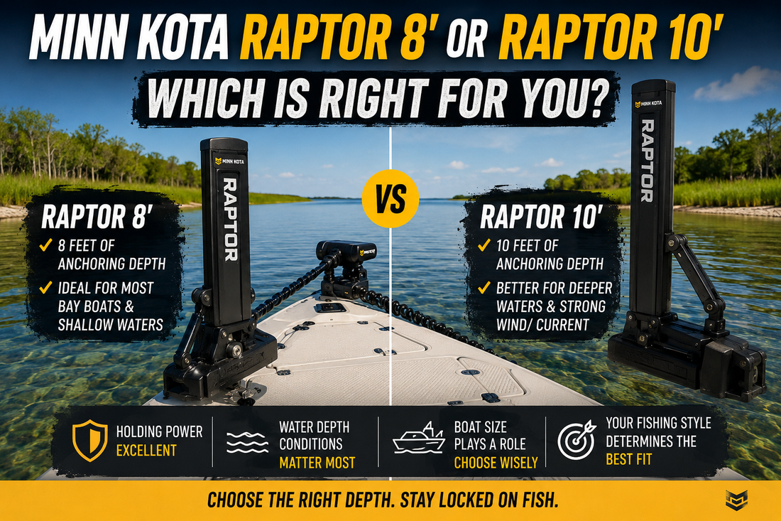 Minn Kota Raptor 8’ or Raptor 10’ - Which Is Right for You?