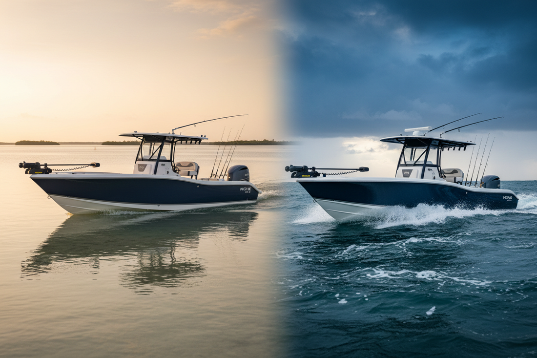 Power-Pole MOVE PV vs. MOVE Offshore — Which Series Is Right for Your Boat?