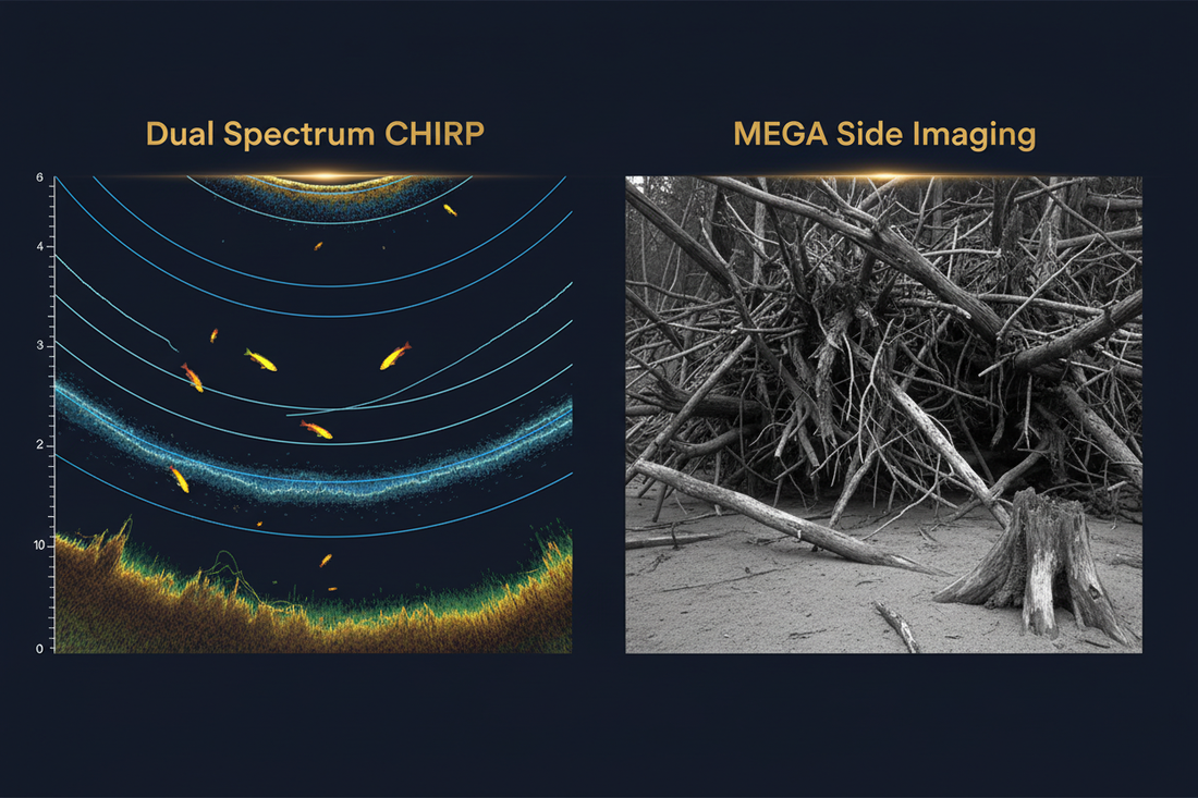 Ultrex QUEST Sonar Guide: Dual Spectrum CHIRP vs MEGA Down Imaging vs MEGA Side Imaging