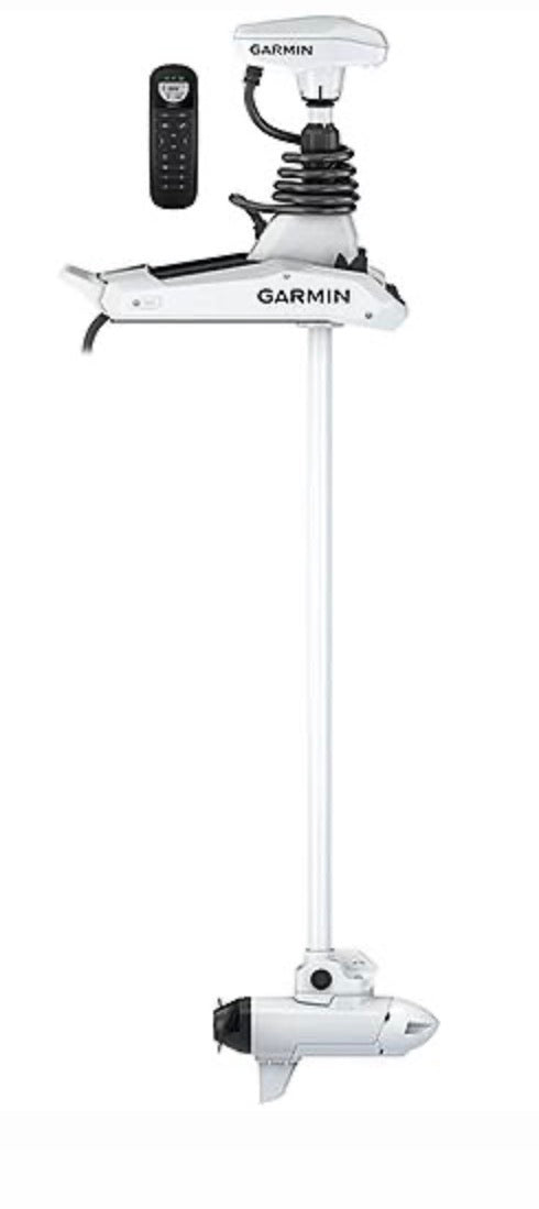 Garmin Force Kraken trolling motor 100 lbs thrust 90-inch shaft white bow mount