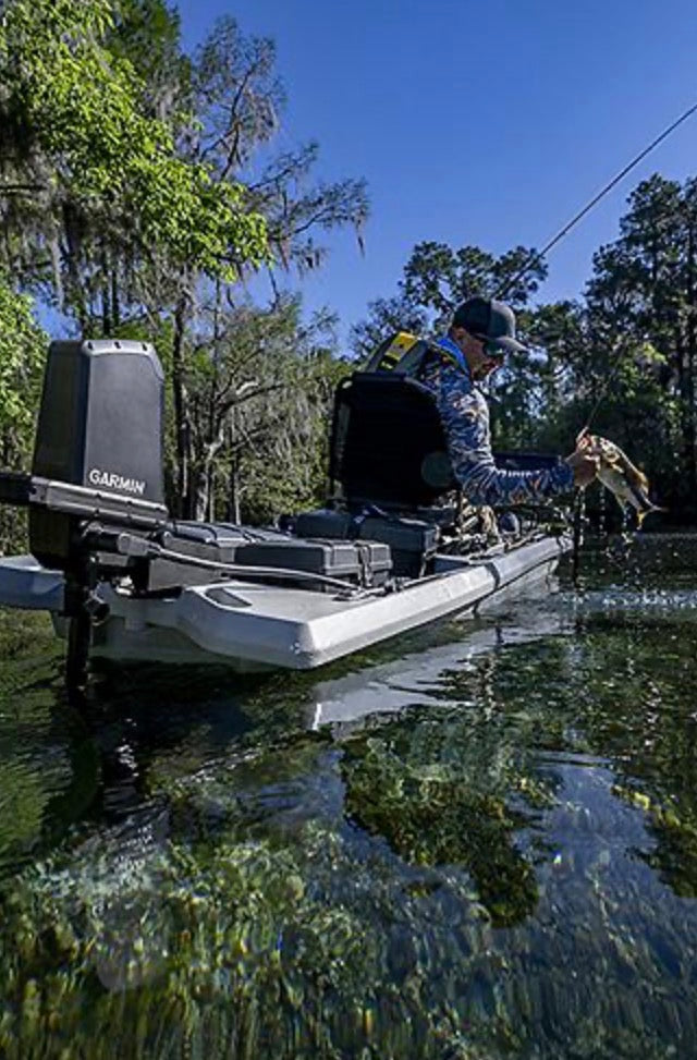 Garmin Force Current kayak trolling motor foot pedal detail view