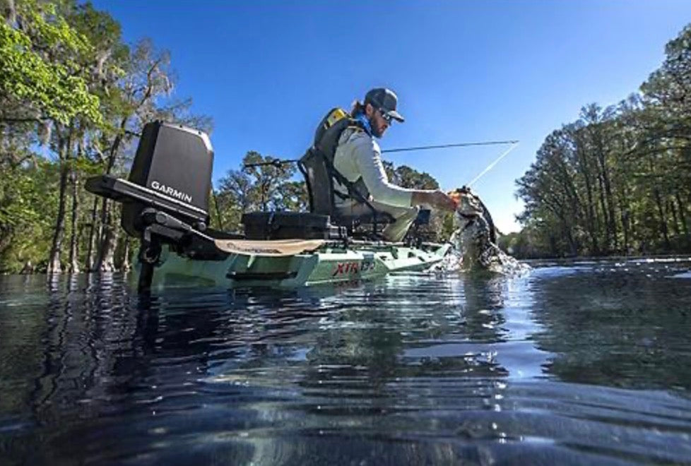 Garmin 0100286400 Force® Current Kayak Trolling Motor with Power Steer Foot Pedals