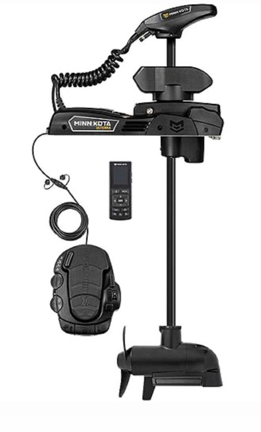 Minn Kota Ulterra Quest trolling motor 90/115 lbs 60-inch shaft 24/36V MEGA Down Side Imaging foot pedal and remote