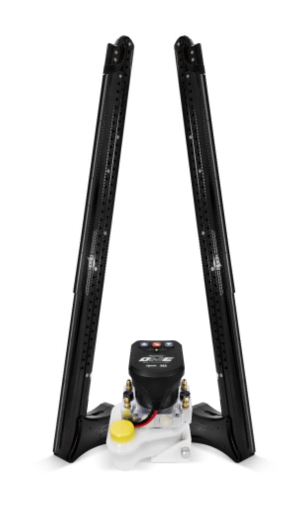 Power-Pole Blade Edition dual shallow water anchor 10-foot with ONE Pump fastest stop time