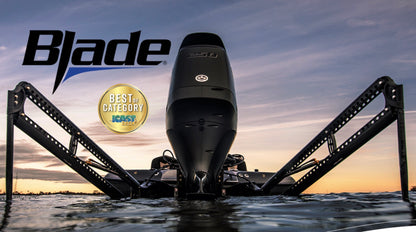 Power-Pole Blade Edition dual shallow water anchor detail view