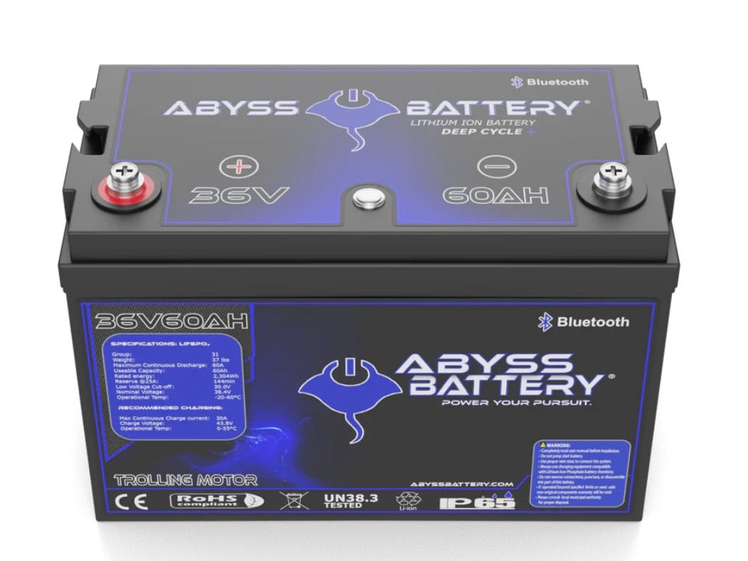 ABYSS 36V 60Ah Lithium Deep Cycle Battery — Bluetooth Edition
