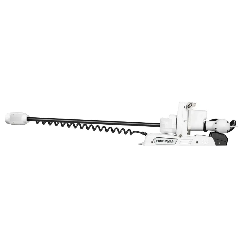 Minn Kota Riptide Instinct Quest Trolling Motor — 90/115 lb Thrust | 87" Shaft | 24/36V | GPS Spot-Lock | White | Handheld Remote
