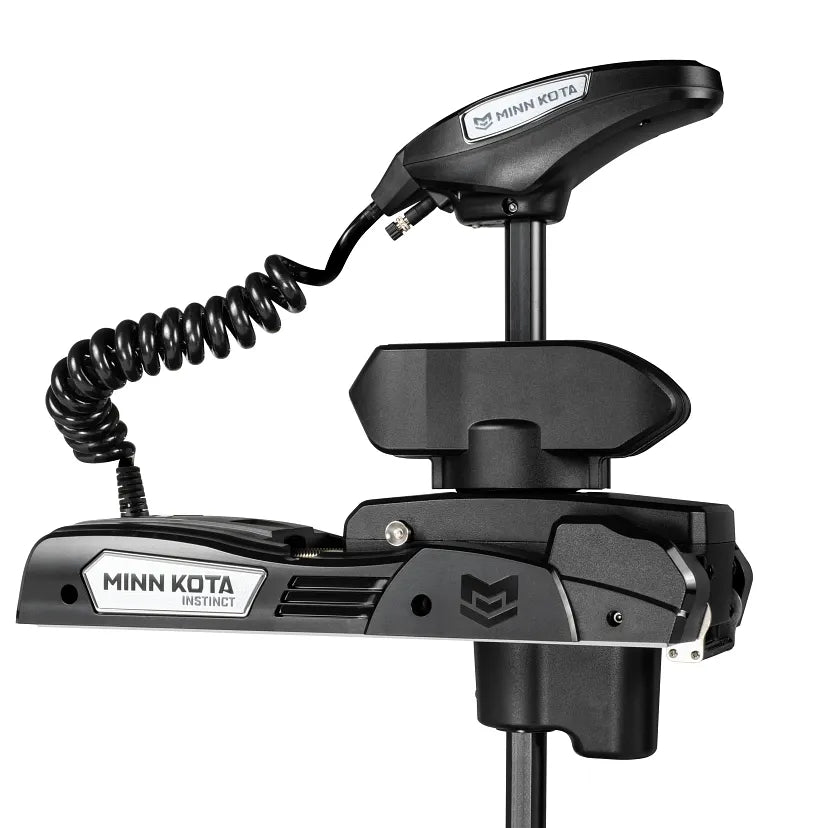Minn Kota Riptide Instinct Quest Trolling Motor — 90/115 lb Thrust | 100" Shaft | 24/36V | GPS Spot-Lock | Black | Handheld Remote