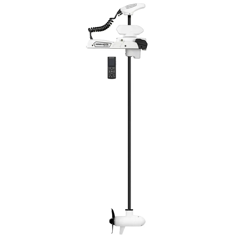 Minn Kota Riptide Instinct Quest Trolling Motor — 90/115 lb Thrust | 87" Shaft | 24/36V | GPS Spot-Lock | White | Handheld Remote
