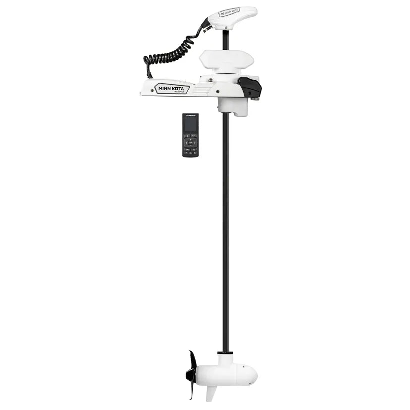 Minn Kota Riptide Instinct Quest Trolling Motor — 90/115 lb Thrust | 72" Shaft | 24/36V | GPS Spot-Lock | White | Handheld Remote