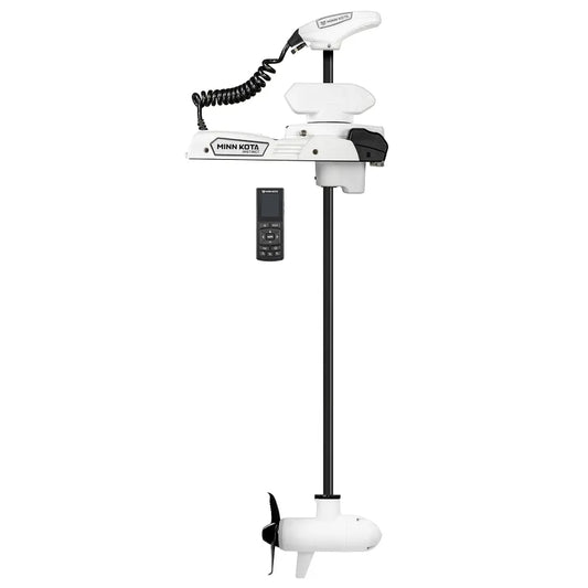 Minn Kota Riptide Instinct Quest Trolling Motor — 90/115 lb Thrust | 60" Shaft | 24/36V | GPS Spot-Lock | White | Handheld Remote