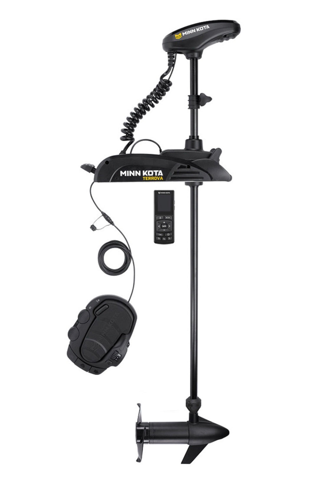 MINN KOTA TERROVA® 55 TROLLING MOTOR W/WIRELESS REMOTE - DUAL SPECTRUM CHIRP - 12V - 55LB - 45"