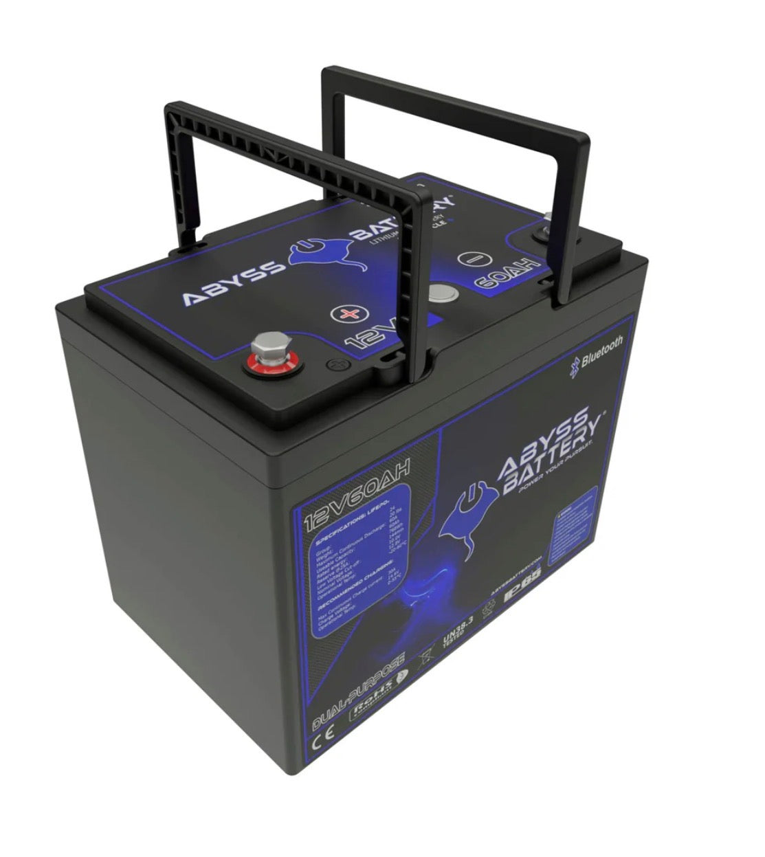 ABYSS® 12V 60AH DUAL PURPOSE LITHIUM MARINE BATTERY