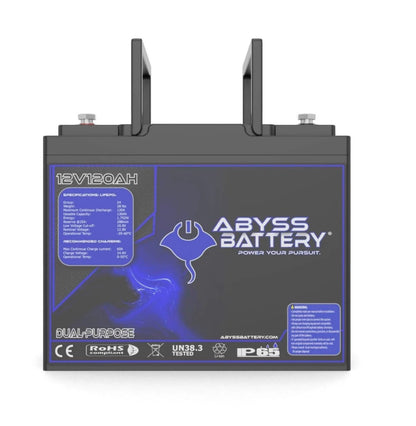 ABYSS® 12V 120AH DUAL PURPOSE LITHIUM MARINE BATTERY