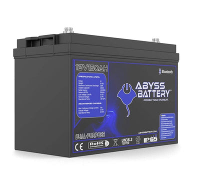 ABYSS® 12V 150AH DUAL PURPOSE LITHIUM MARINE BATTERY