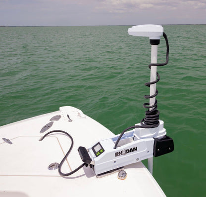 Rhodan Gen5 GPS Trolling Motor — 36V | 60” Shaft | White