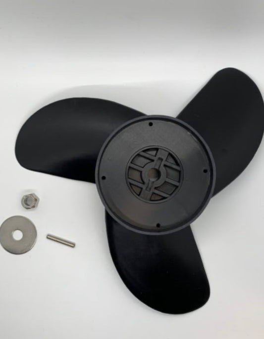 Rhodan Prop Kit Complete, (prop, shear pin, washer, nut. - M,LG,XL - 24/36V - A00154