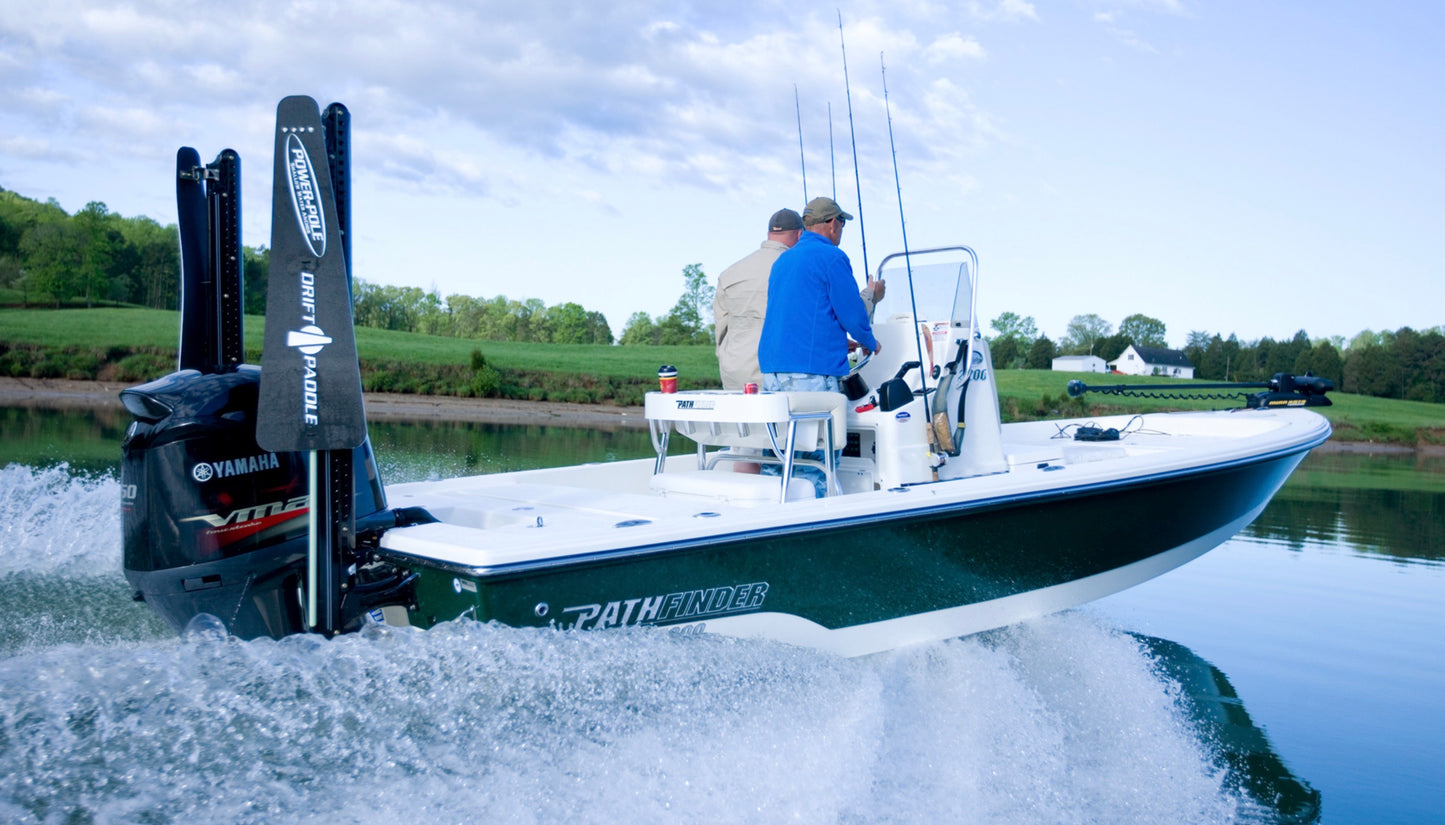 Power-Pole Blade Edition Dual 10' Shallow Water Anchors with ONE Pump
