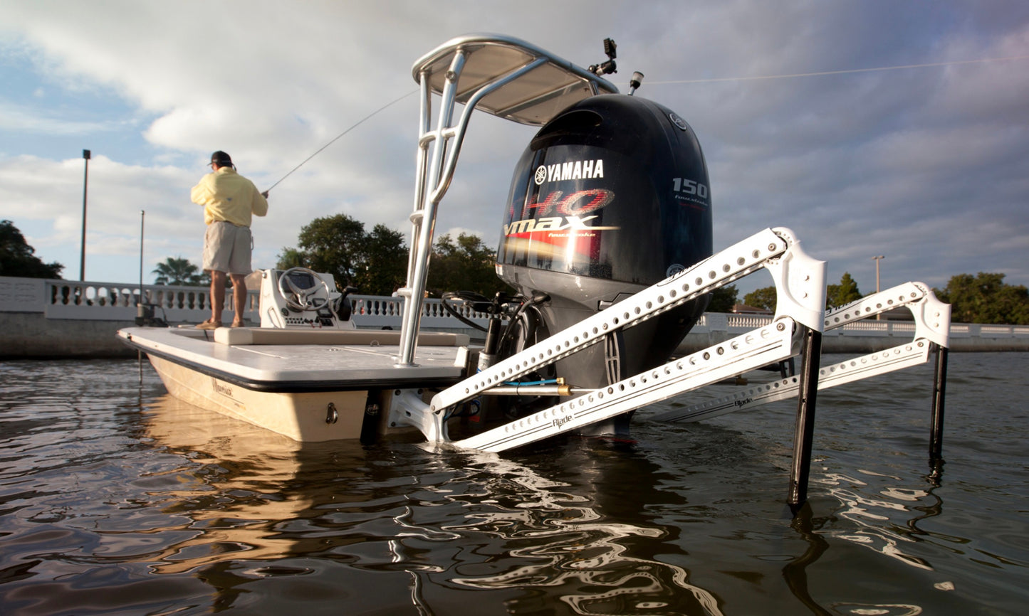 Power-Pole Blade Edition Dual 10' Shallow Water Anchors with ONE Pump