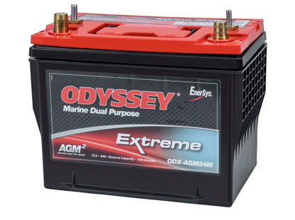 ODYSSEY Extreme Battery ODX-AGM24M | 12V 76Ah Pure Lead AGM Marine Battery