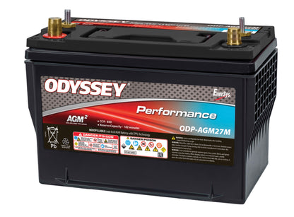 ODYSSEY Performance Battery ODP-AGM27M | 12V 85Ah Dual-Purpose Marine Battery