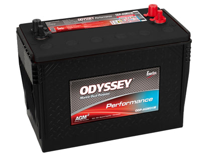 ODYSSEY Performance Battery ODP-AGM31M | 12V 100Ah Dual-Purpose Marine Battery