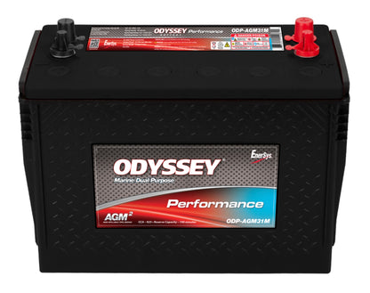 ODYSSEY Performance Battery ODP-AGM31M | 12V 100Ah Dual-Purpose Marine Battery