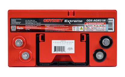 ODYSSEY Extreme Battery ODX-AGM31M | 12V 103Ah Dual-Purpose Marine Battery