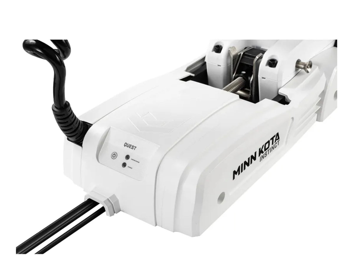 Minn Kota Riptide Instinct QUEST 60" White 24/36V 90/115 lb Trolling Motor – 1358565