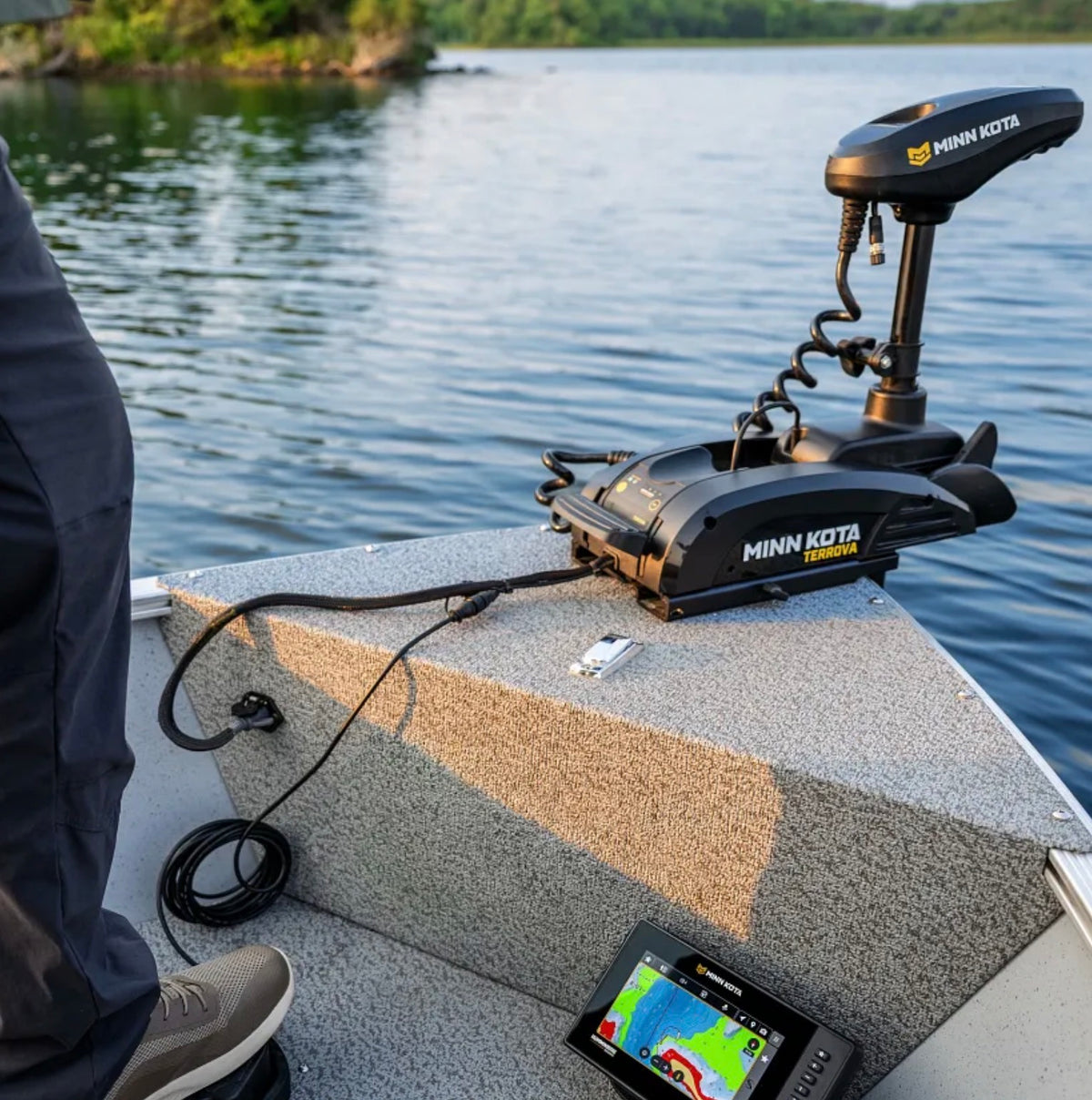 Minn Kota Terrova 60" 36V 112 lb Dual Spectrum CHIRP Trolling Motor – 1358308